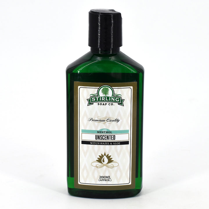 Unscented with Menthol Witch Hazel & Aloe